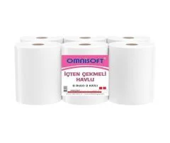 Omnisoft İçten Çekmeli Kağıt Havlu 6 Rulo
