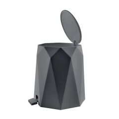 Omnipazar ELF-476 Geo Plastik Pedallı Çöp Kovası 4 Litre