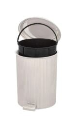 Omnipazar ELF-N320 Nostalji 3 Boy Plastik Pedallı Çöp Kovası