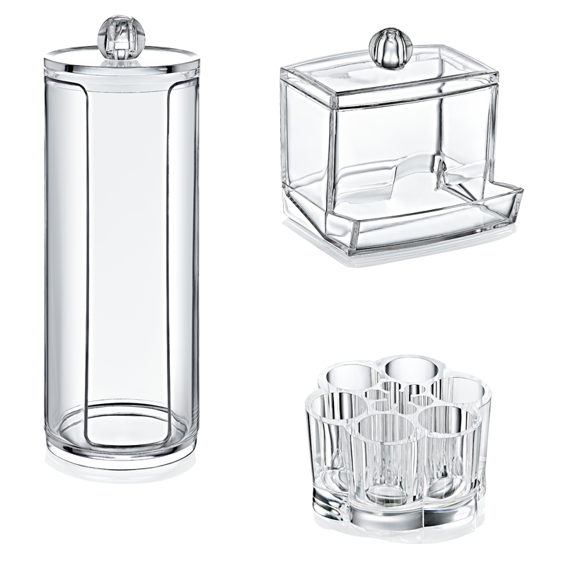 Akay Plastik 504 3’lü Makyaj Organizer Seti