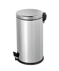 Omnisoft PLX 3700-316 Krom Pedallı Paslanmaz Çöp Kovası 16 Lt