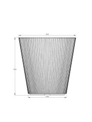 Omnipazar SO-LNS3 Dekoratif Luna Saksı İç Kovalı 29 Litre No 3