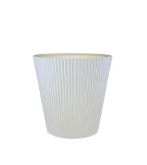 Omnipazar SO-LNS3 Dekoratif Luna Saksı 29 Litre No 3 Beyaz