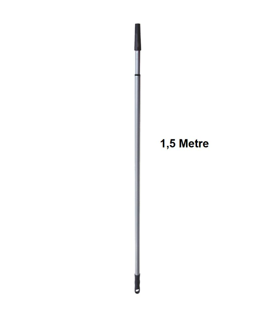 Omnisoft Teleskopik Uzatmalı Metal Sırık Sap 1.5 Metre