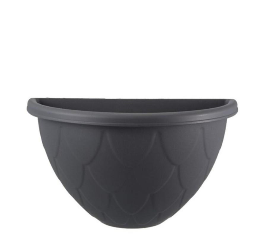 Omnipazar SO-DD03 Dekoratif Damla Duvar Saksı 3.4 Litre No 3 Antrasit (116)