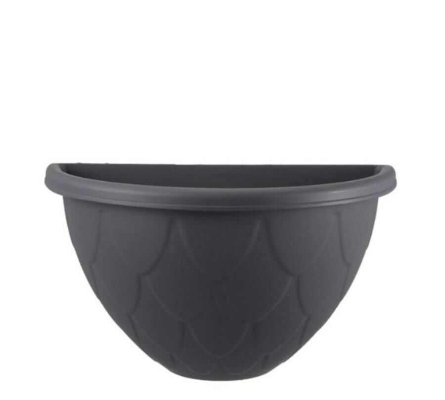 Omnipazar SO-DD03 Dekoratif Damla Duvar Saksı 3.4 Litre No 3 Antrasit (116)