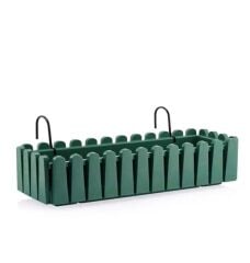 Omnipazar SO-İB03 Yeşil Askılı Balkon Saksı Takım 14 lt No 3