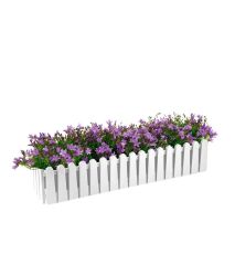 Omnipazar SO-İB03 Beyaz Askılı Balkon Saksı Takım 14 lt No 3
