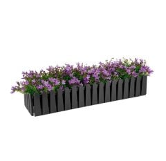 Omnipazar SO-İB03 Antrasit Askılı Balkon Saksı Takım 14 lt No 3