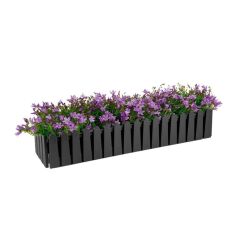 Omnipazar SO-İB03 Antrasit Askılı Balkon Saksı Takım 14 lt No 3