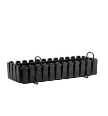 Omnipazar SO-İB03 Antrasit Askılı Balkon Saksı Takım 14 lt No 3