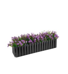 Omnipazar SO-İB02 Antrasit Askılı Balkon Saksı Takım 9 lt No 2
