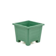 Omnipazar  SY-5845 Dekoratif Plastik Kare Ayaklı Saksı 3,5 Litre No 2