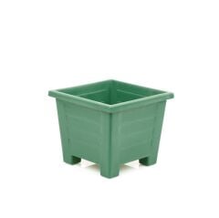 Omnipazar  SY-5845 Dekoratif Plastik Kare Ayaklı Saksı 3,5 Litre No 2