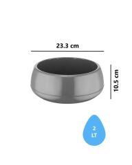 Omnipazar SO-EAS2 Dekoratif Elvan Arajman Sukulent Kaktüs Saksı 2 Litre No 2