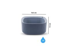 Omnipazar KRS-247 Pera Dekoratif Aranjman Kaktus Sukulent Saksı 1 Litre No 1 Mavi