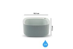 Omnipazar KRS-247 Pera Dekoratif Aranjman Kaktus Sukulent Saksı 1 Litre No 1 YEŞİL