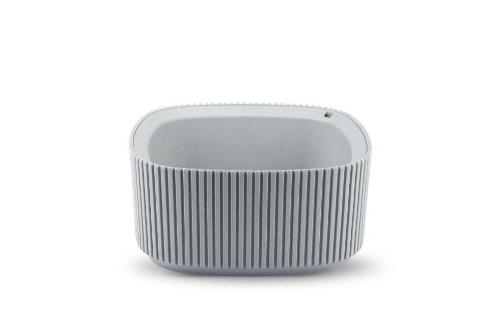 Omnipazar KRS-248 Pera Dekoratif Aranjman Kaktus Sukulent Saksı 1.8 Litre No 2 Gri