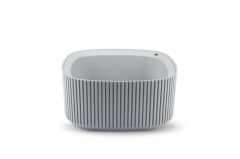 Omnipazar KRS-248 Pera Dekoratif Aranjman Kaktus Sukulent Saksı 1.8 Litre No 2 Gri