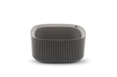 Omnipazar KRS-248 Pera Dekoratif Aranjman Kaktus Sukulent Saksı 1.8 Litre No 2 Kahverengi