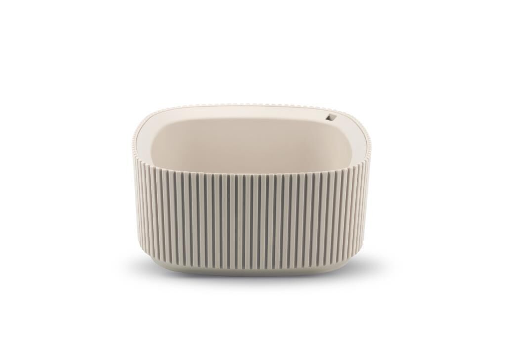 Omnipazar KRS-248 Pera Dekoratif Aranjman Kaktus Sukulent Saksı 1.8 Litre No 2 Krem