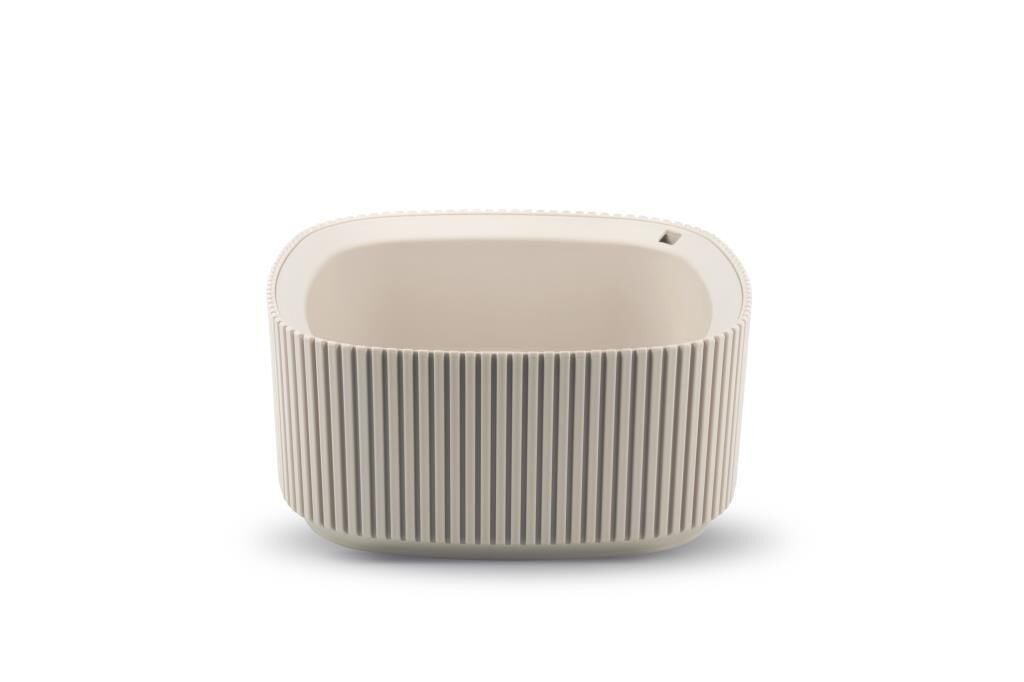 Omnipazar KRS-248 Pera Dekoratif Aranjman Kaktus Sukulent Saksı 1.8 Litre No 2 Krem