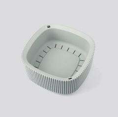 Omnipazar KRS-248 Pera Dekoratif Aranjman Kaktus Sukulent Saksı 1.8 Litre No 2 Krem