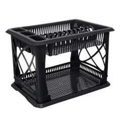 Omnipazar ELF-306 Plastik Çift Katlı Lüks Bulaşık Kurutmalık Tabaklık