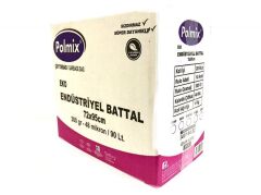 Omnipazar Polmix Eko End Battal Boy Çöp Poşeti 72x95cm 20 Rulo 200 Ad 6Kg Siyah