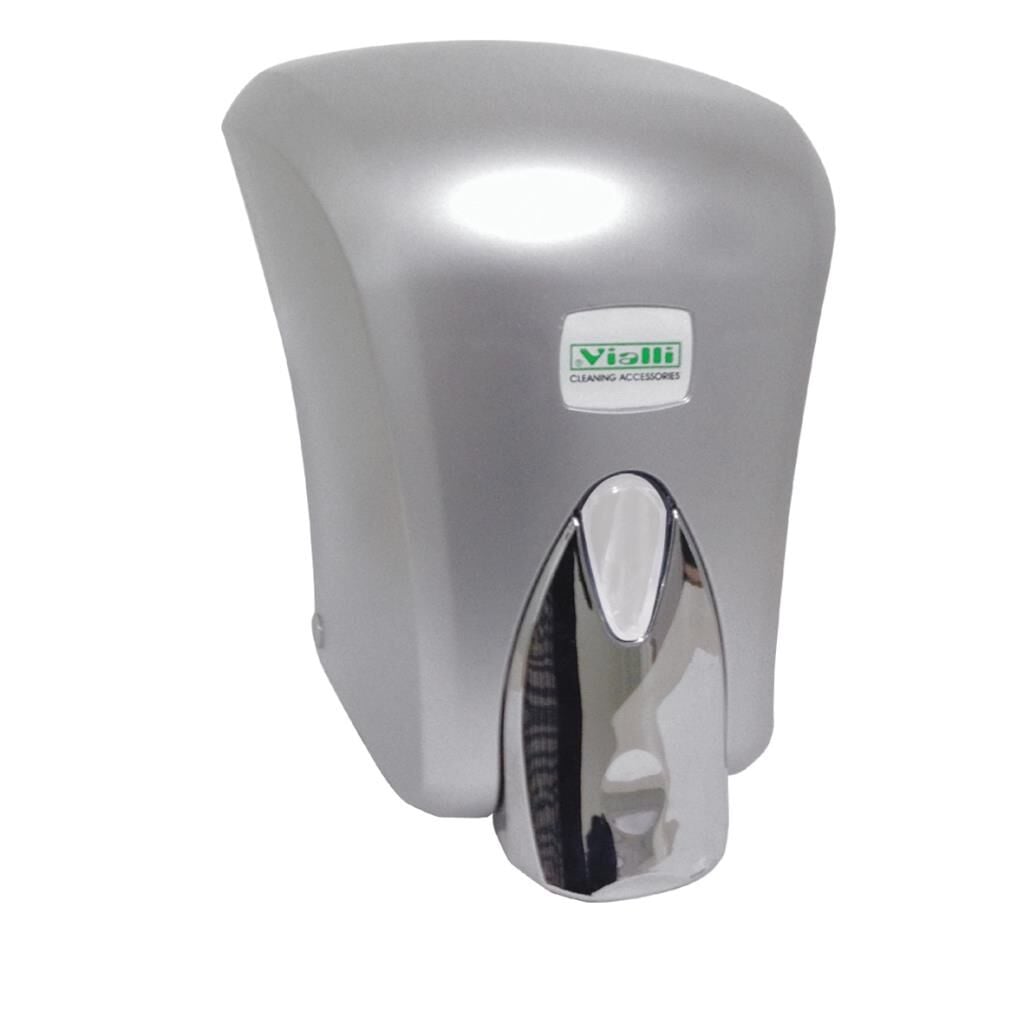 Omnipazar Vialli F6C Hazneli Köpük Sabun Dispenseri Gri - Krom 1000 ml