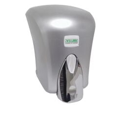 Omnipazar Vialli F6C Hazneli Köpük Sabun Dispenseri Gri - Krom 1000 ml