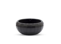 Omnipazar KRS-612 Dekoratif Büyük Aranjman Kaktus Sukulent Saksı 4.2 Litre Antrasit (116)