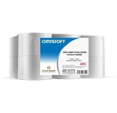 Omnisoft 3 Kg Mini Cimri İçten Çekmeli Tuvalet Kağıdı 12 Rulo