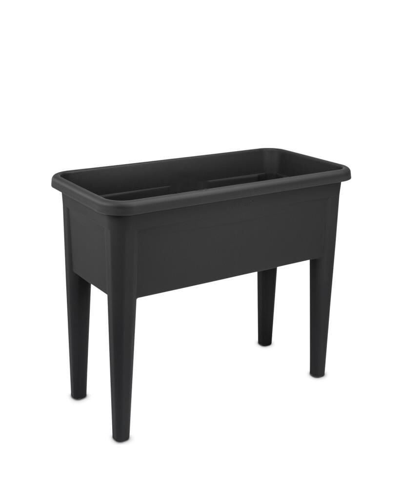 Omnipazar SO-AB03 Dekoratif Ayaklı Bahçe Yetiştirme Saksı 60 Litre No 3 Antrasit (116)