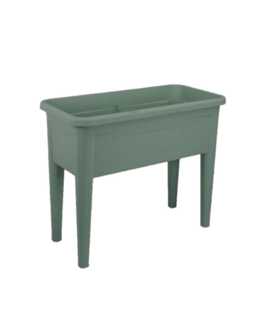 Omnipazar SO-AB03 Dekoratif Ayaklı Bahçe Yetiştirme Saksı 60 Litre No 3 YEŞİL