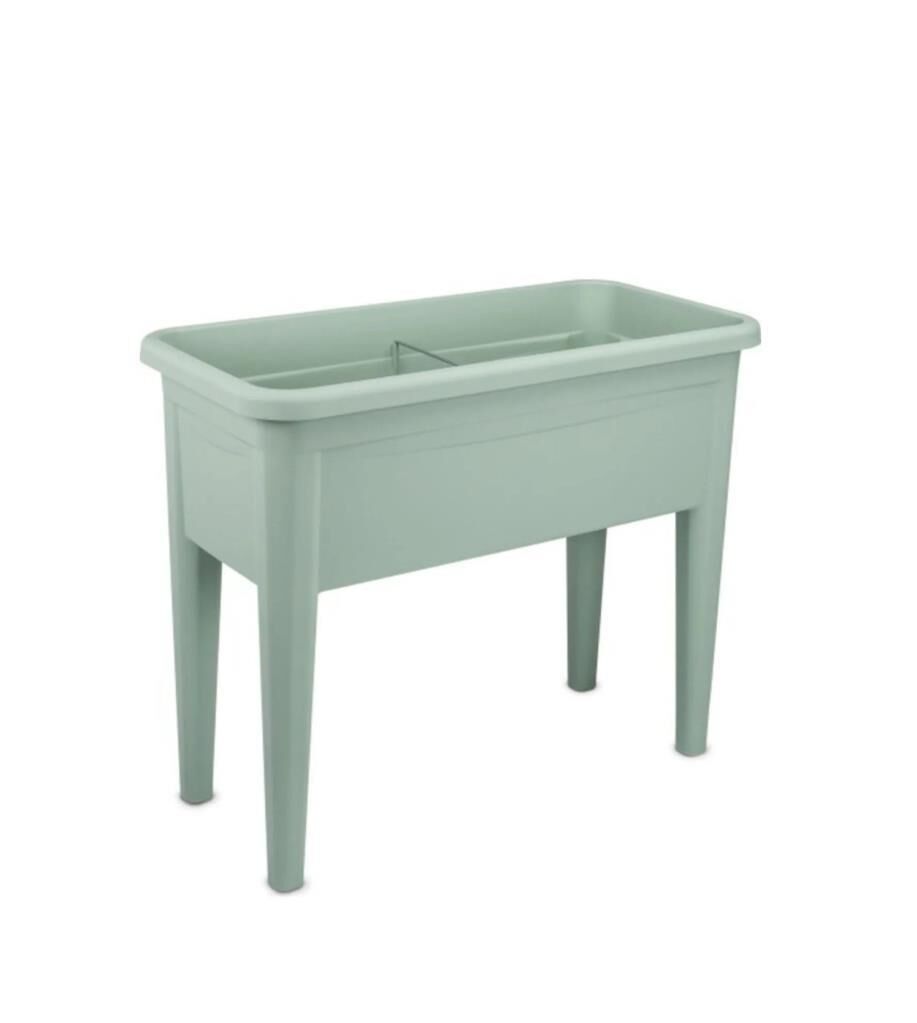 Omnipazar SO-AB03 Dekoratif Ayaklı Bahçe Yetiştirme Saksı 60 Litre No 3 YEŞİL