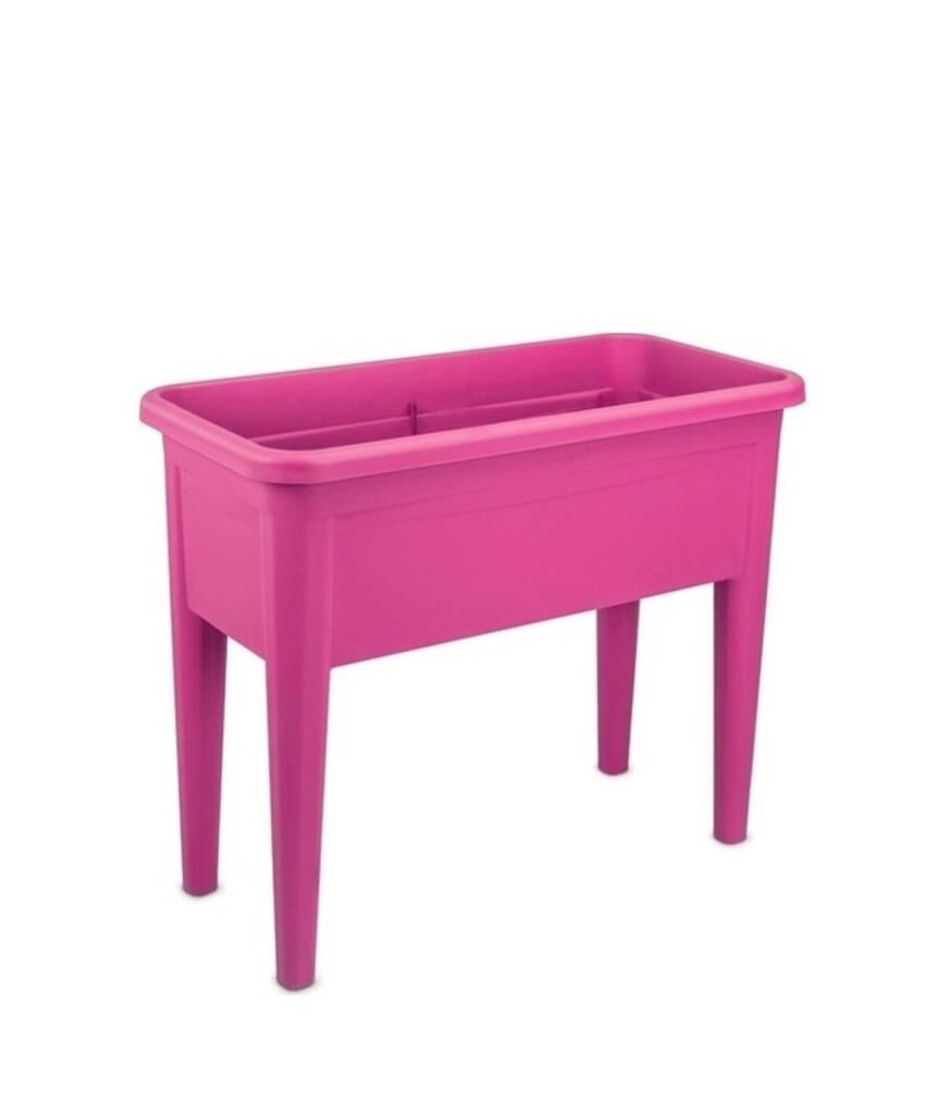 Omnipazar SO-AB03 Dekoratif Ayaklı Bahçe Yetiştirme Saksı 60 Litre No 3 Vişne (102)