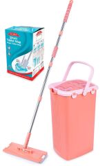 Omnipazar FLR-F0394 Sihirli Slim Tablet Mop Temizlik Kovası Turuncu