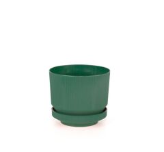 Omnipazar SO-S283 Dekoratif Tabaklı Lüks Çizgi Desenli Saksı 6 Litre