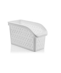 Omnipazar SY-2170 Plastik Küçük Dolap İçi Sebze Meyve Düzenleyici Beyaz 4 lü Set Beyaz