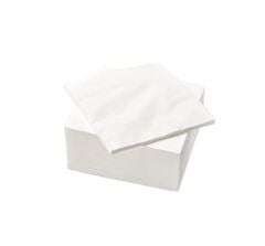 Omnisoft 24x24cm 1/4 Çift Katlı Lüks Servis Peçetesi Beyaz 24 Paket 2400 Ad