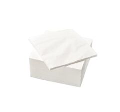 Omnisoft 24x24cm 1/4 Çift Katlı Lüks Servis Peçetesi Beyaz 24 Paket 2400 Ad