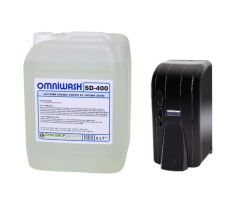 Omniwash SD-400 5000 ml Köpük El Sabunu ve 500 cc Dispenser Seti Siyah