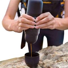 Omnipazar EPX TEM-70 Taşınabilir Manuel Espresso Makinesi 70 ml
