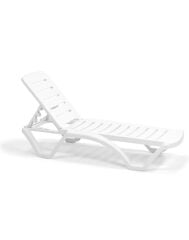 Omnipazar SY-2537 Beyaz Elite Şezlong