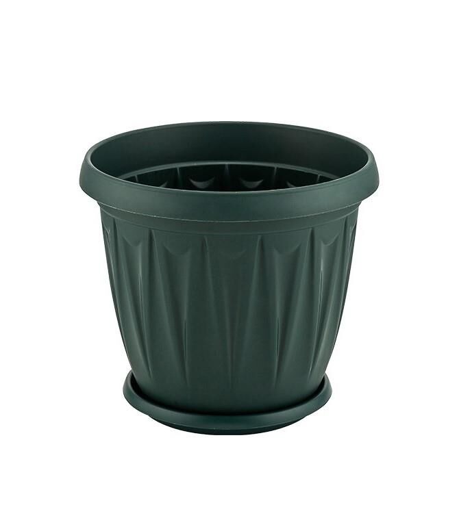 Omnipazar SY-5703 3,5 litre Plastik Ürgüp Saksı YEŞİL