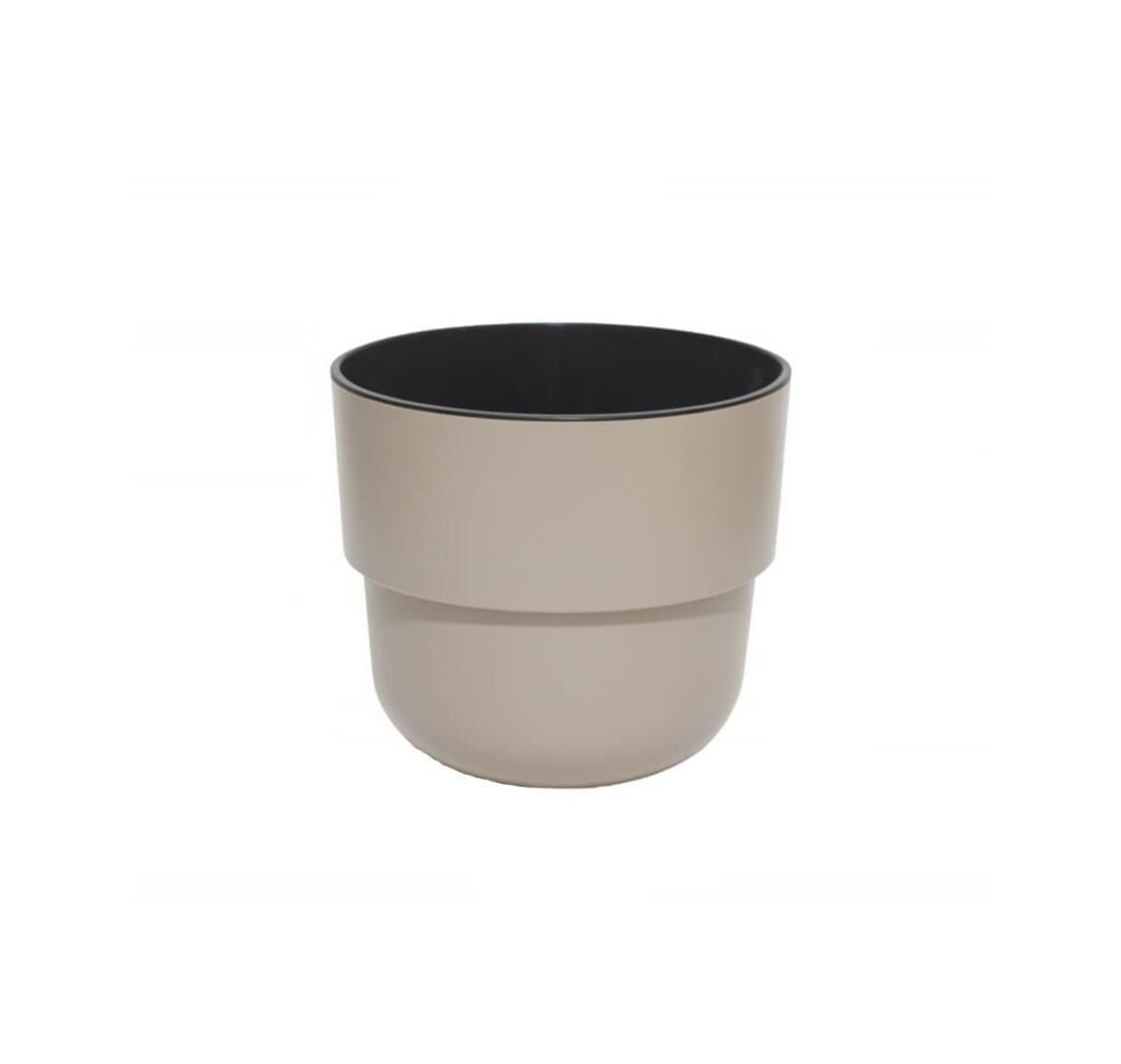 Omnipazar SO-KUP4 Kuple Plastik Saksı Takımı İç Kovalı 11 Litre No 4 Kirli Beyaz (113)