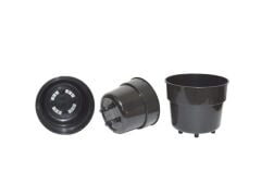 Omnipazar SO-KUP4 Kuple Plastik Saksı Takımı İç Kovalı 11 Litre No 4 Kirli Beyaz (113)