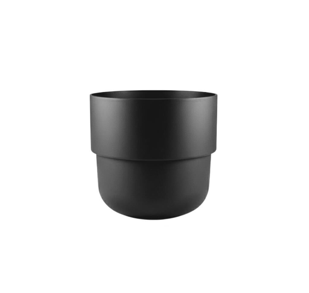 Omnipazar SO-KUP4 Kuple Plastik Saksı Takımı İç Kovalı 11 Litre No 4 Siyah