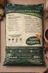 Omnipazar SO-DRTOP5 Doğal Çiçek Bitki Toprağı Cocopeat Toprak 40 Litre